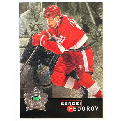 1995-96 Parkhurst Sergei Fedorov Crown Collection | Local Legends Cards & Collectibles