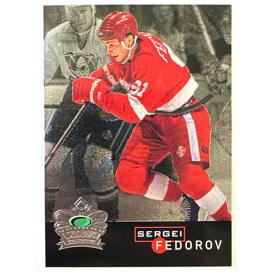 1995-96 Parkhurst Sergei Fedorov Crown Collection | Local Legends Cards & Collectibles