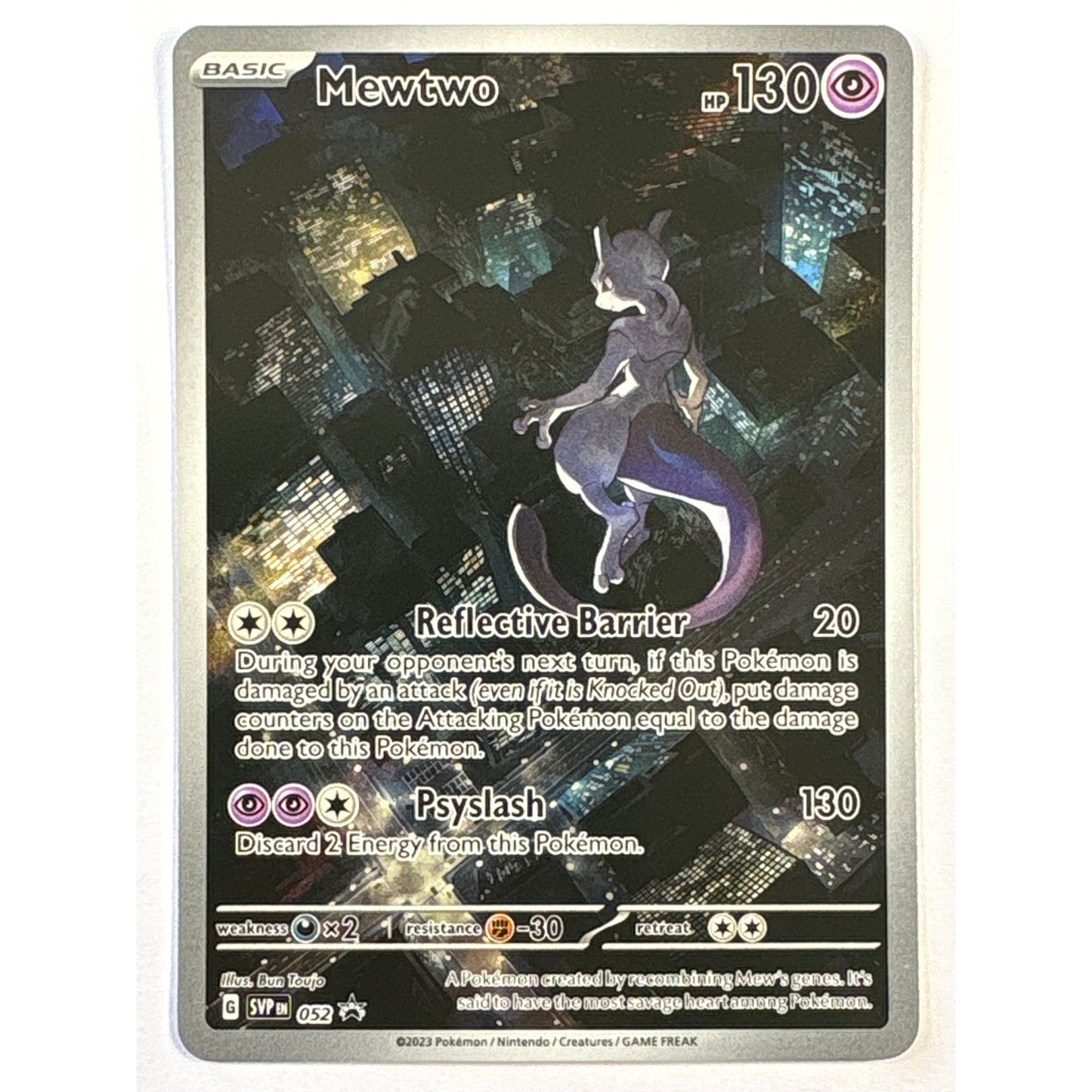 Mewtwo Holo Black Star Promo 052