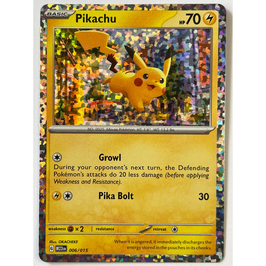 Pikachu McDonald’s Holo Promo 006/015