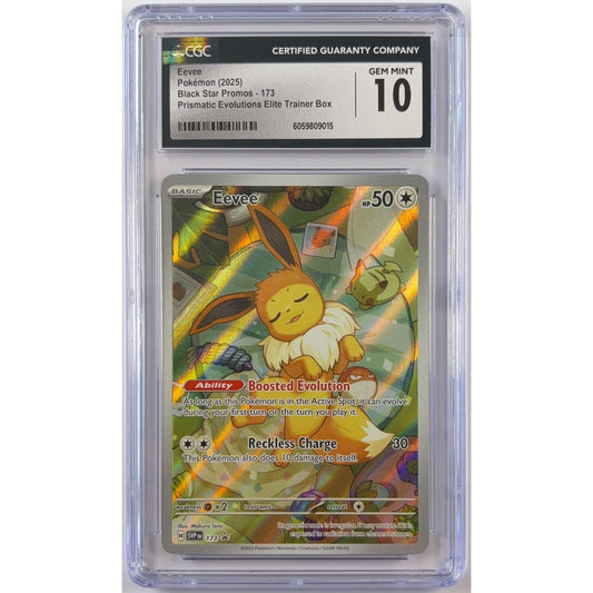 Eevee Holo Black Star Promo 173 CGC 10 GEM MINT
