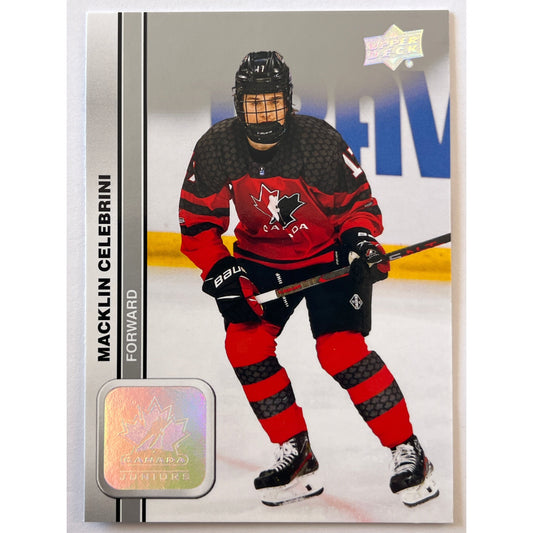 2023 Team Canada Juniors Macklin Celebrini Pre RC