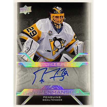 2016-17 UD Black Marc-Andre Fleury Pro Penmanship