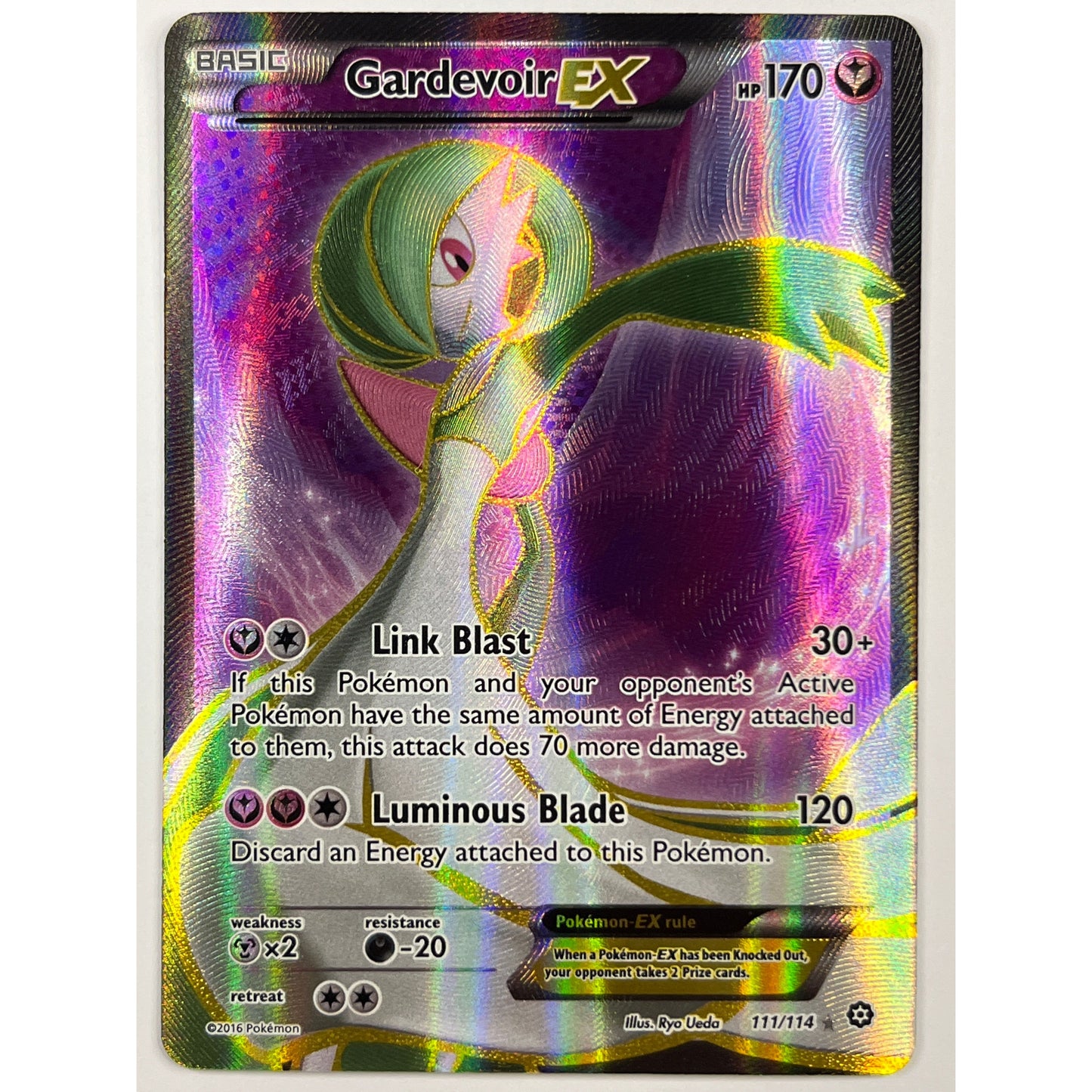 Gardevoir EX Holo Ultra Rare 111/114