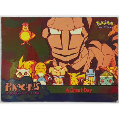 Topps Pikachus Vacation A Great Day Holo Foil