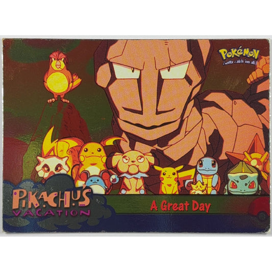 Topps Pikachus Vacation A Great Day Holo Foil