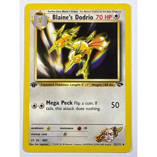 1st Edition Blaine’s Dodrio Non Holo Uncommon 32/132 | Local Legends Cards & Collectibles