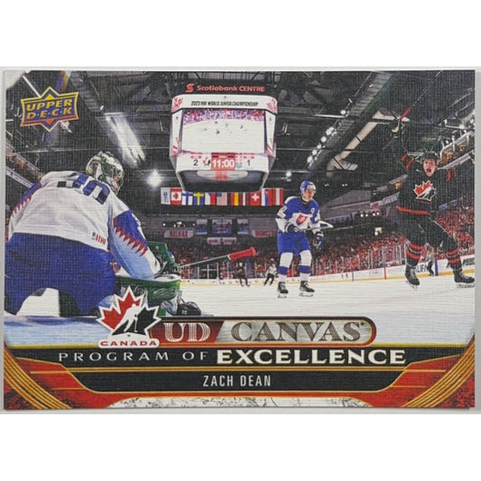 2024-25 Series 2 Zach Dean UD Canvas Program Of Excellence | Local Legends Cards & Collectibles