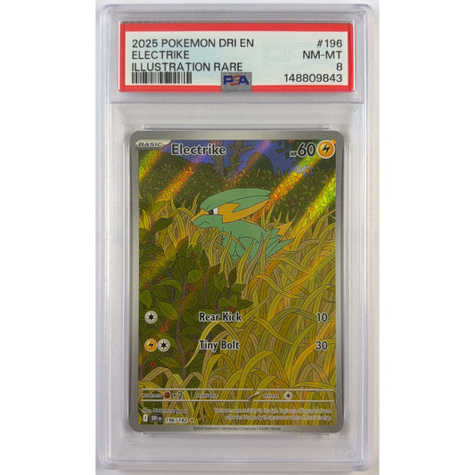 Electrike Holo Illustration Rare 196/182 PSA 8 NEAR MINT - MINT | Local Legends Cards & Collectibles