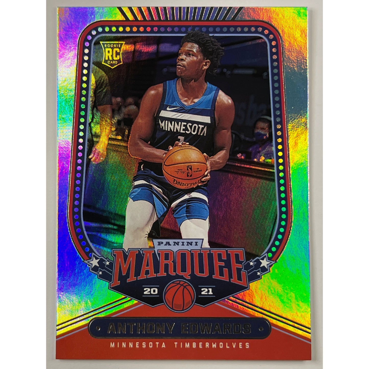 2020-21 Chronicles Marquee Anthony Edwards RC