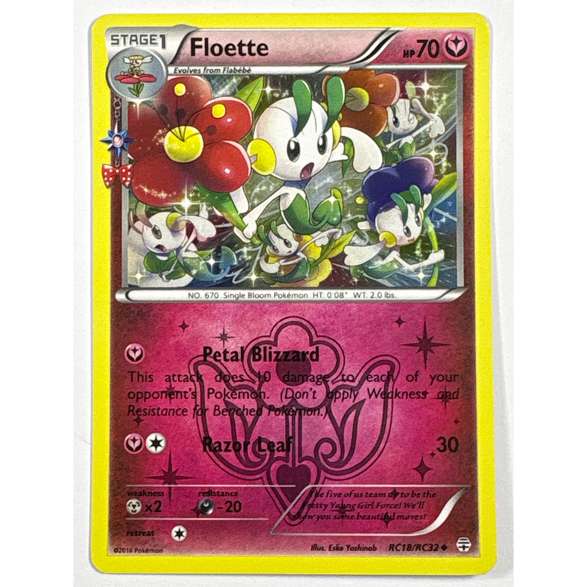 Floette Holo Uncommon RC18/RC32