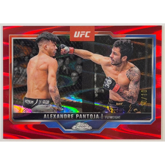 2025 Topps Chrome Alexandre Pantoja Ruby Refractor 10/10 | Local Legends Cards & Collectibles