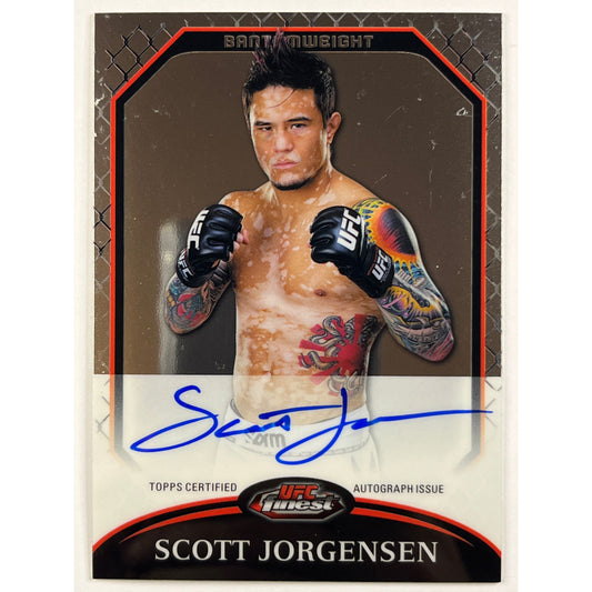 2011 Topps Finest Scott Jorgensen Auto