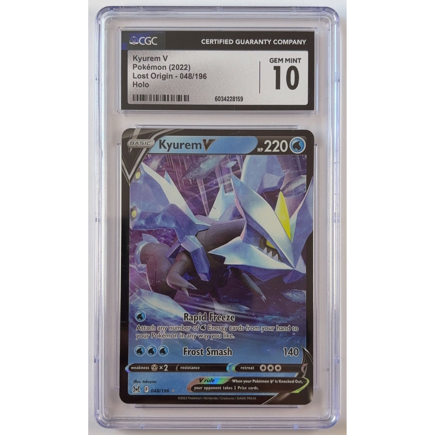 Kyurem V Holo Ultra Rare 048/196 CGC 10 GEM MINT | Local Legends Cards & Collectibles