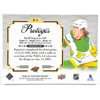 2020-21 Stature Kirill Kaprizov Protégés RC | Local Legends Cards & Collectibles