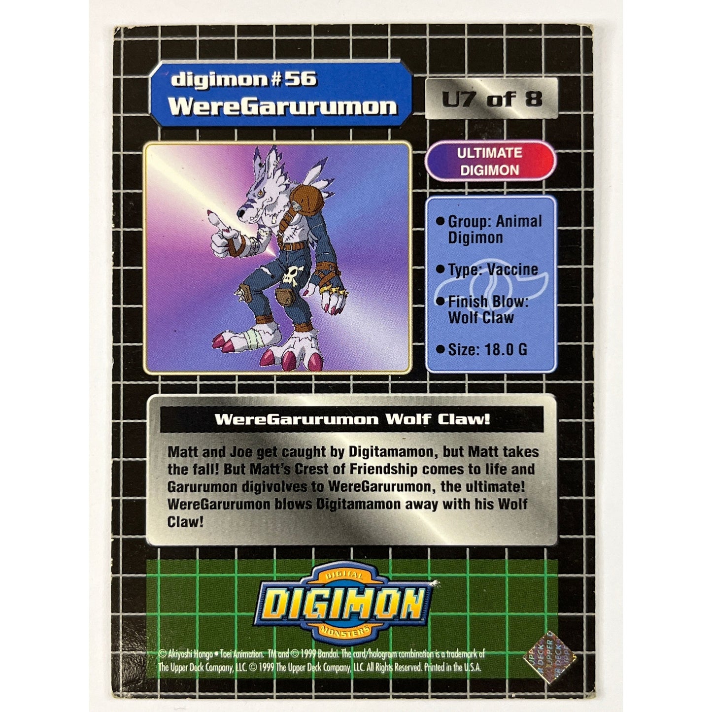 *STAMPED Exclusive Preview 56 weregarurumon Holo U7 of 8 | Local Legends Cards & Collectibles