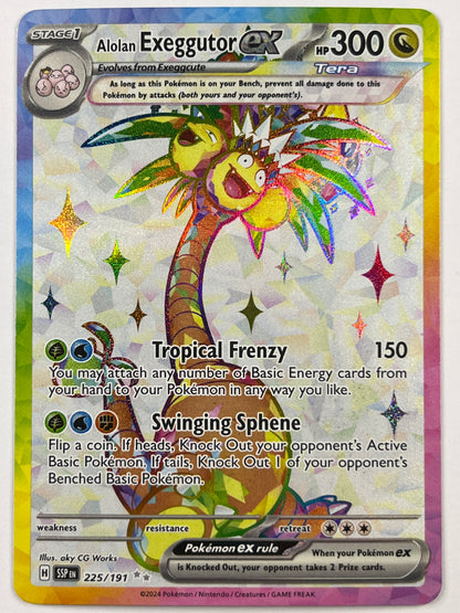 Alolan Exeggutor EX Holo Ultra Rare 225/191