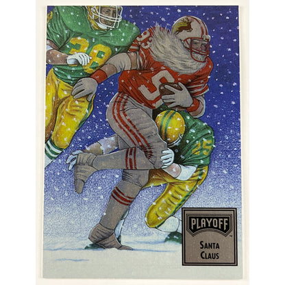 1993 Playoff Santa Claus Techrome