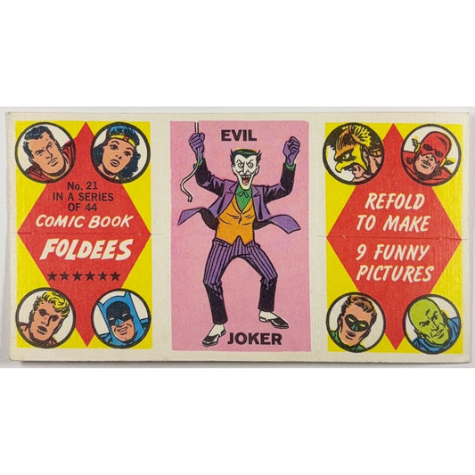 1966 Topps Comic Book Foldees No. 21 Joker | Local Legends Cards & Collectibles