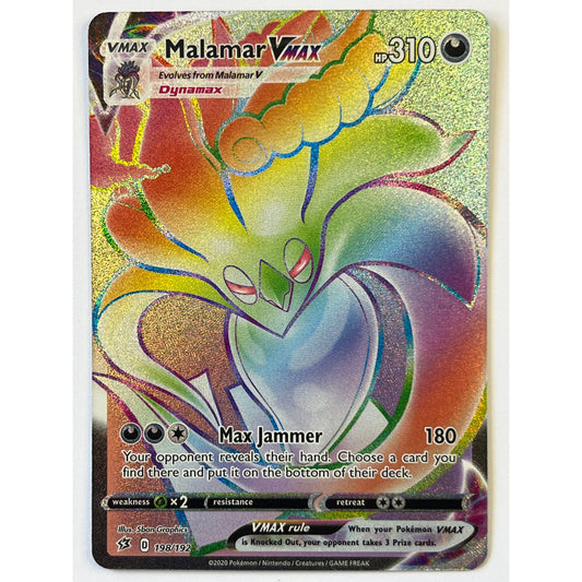 Malamar VMax Holo Rainbow Rare  198/192