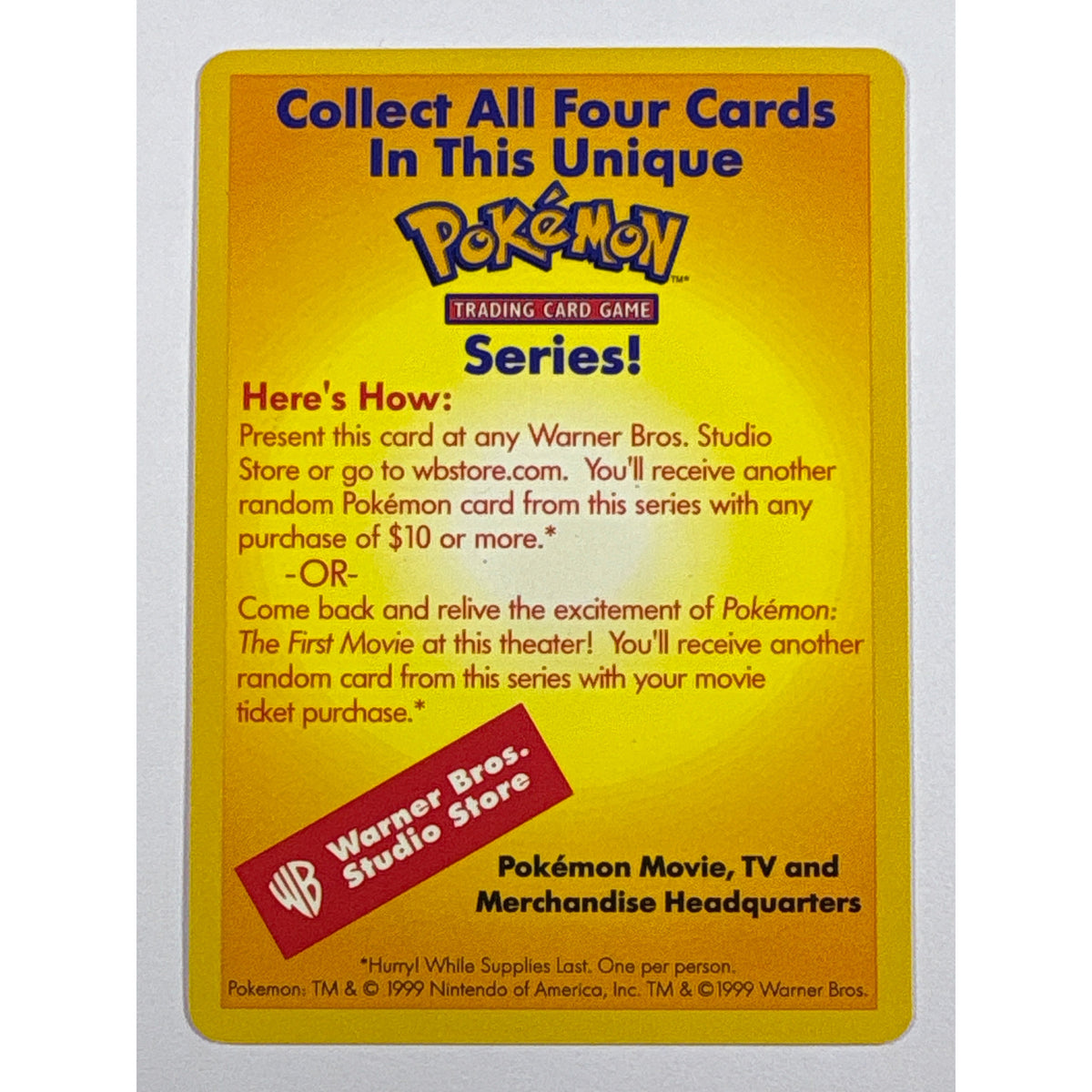 Pokémon The Movie Catch Mew! Promo | Local Legends Cards & Collectibles