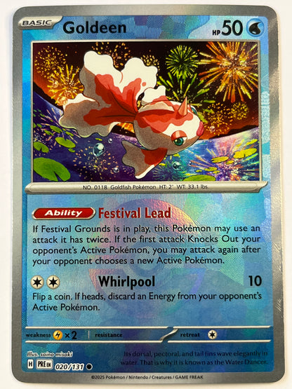 Goldeen Pokéball Holo Common 020/131