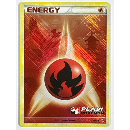 Fire Energy Holo *Stamped Play Pokemon 89/95