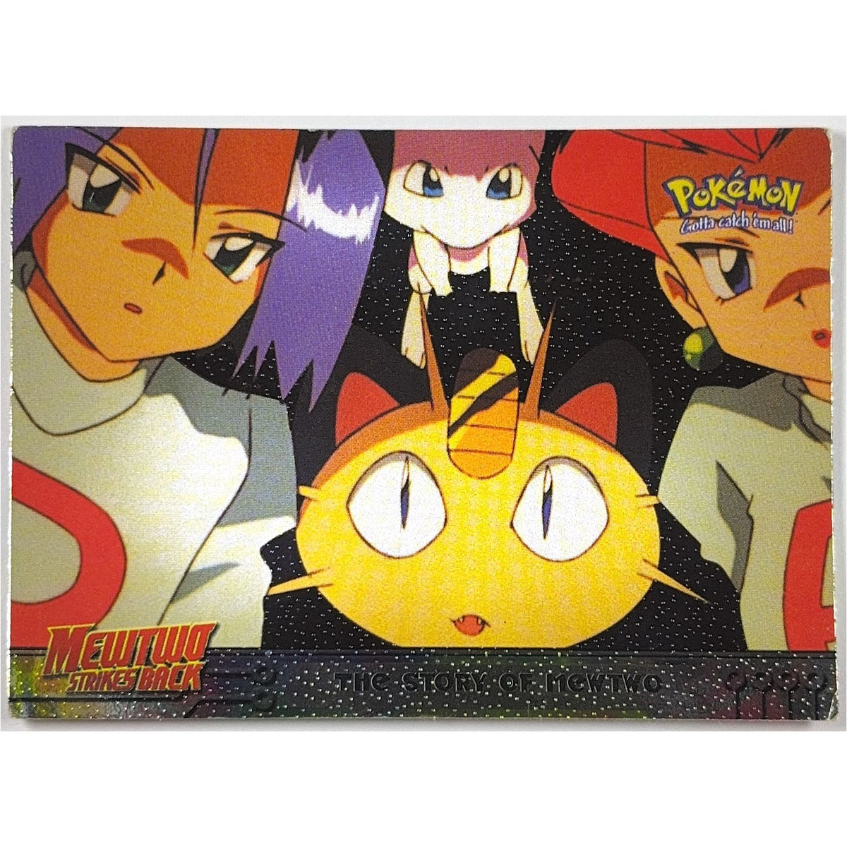 Topps Mewtwo Strikes Back The Story Of Mewtwo Textured Holo