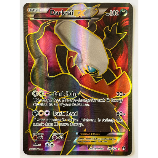 Darkrai EX Holo Ultra Rare 118/122