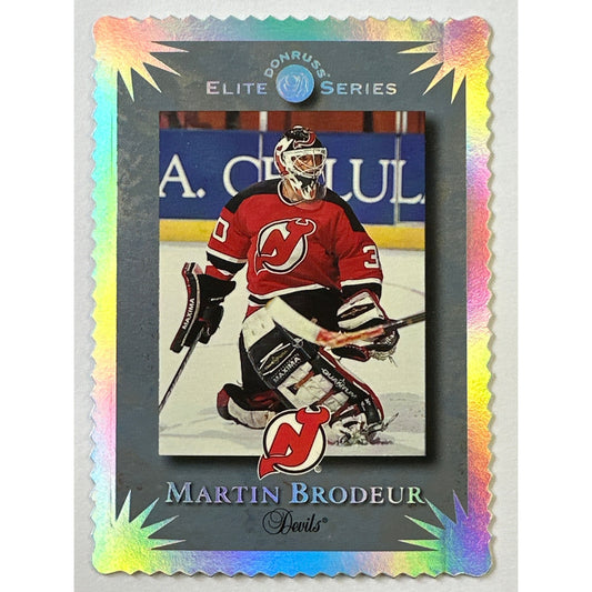 1994 Donruss Elite Series Martin Brodeur Die Cut Silver Holo /10,000 | Local Legends Cards & Collectibles
