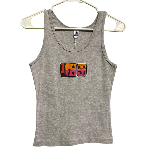Official Concert 1999 Rare R.E.M ‘UP’ Tour Women’s Tank Top MD