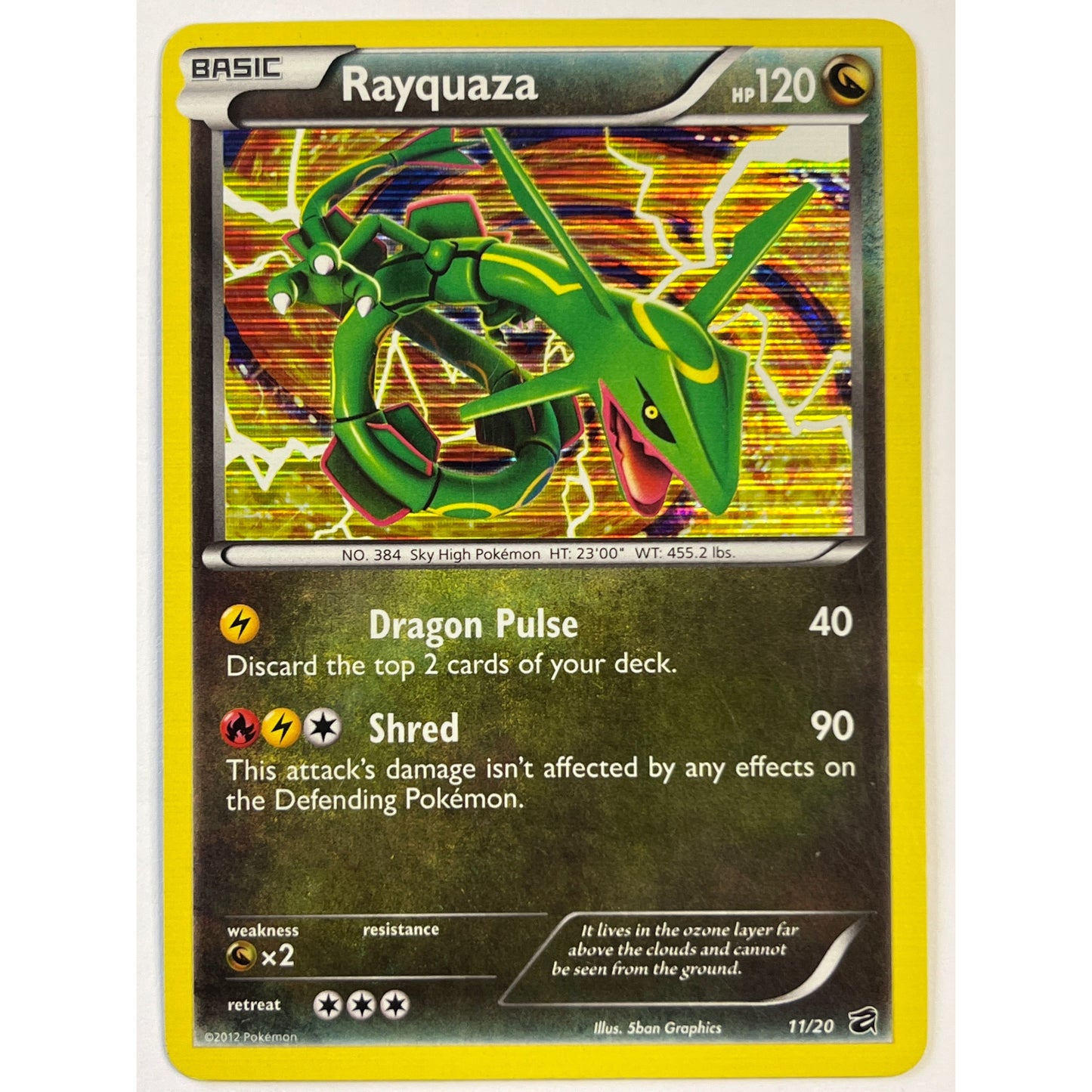 Rayquaza Holo 11/20