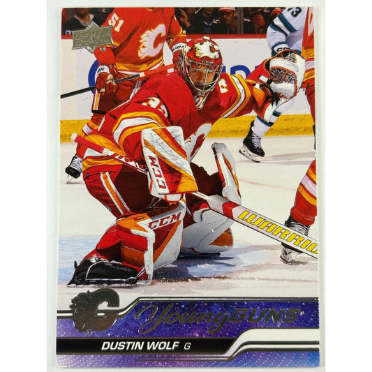 2023-24 Upper Deck Series 1 Dustin Wolf Young Guns | Local Legends Cards & Collectibles