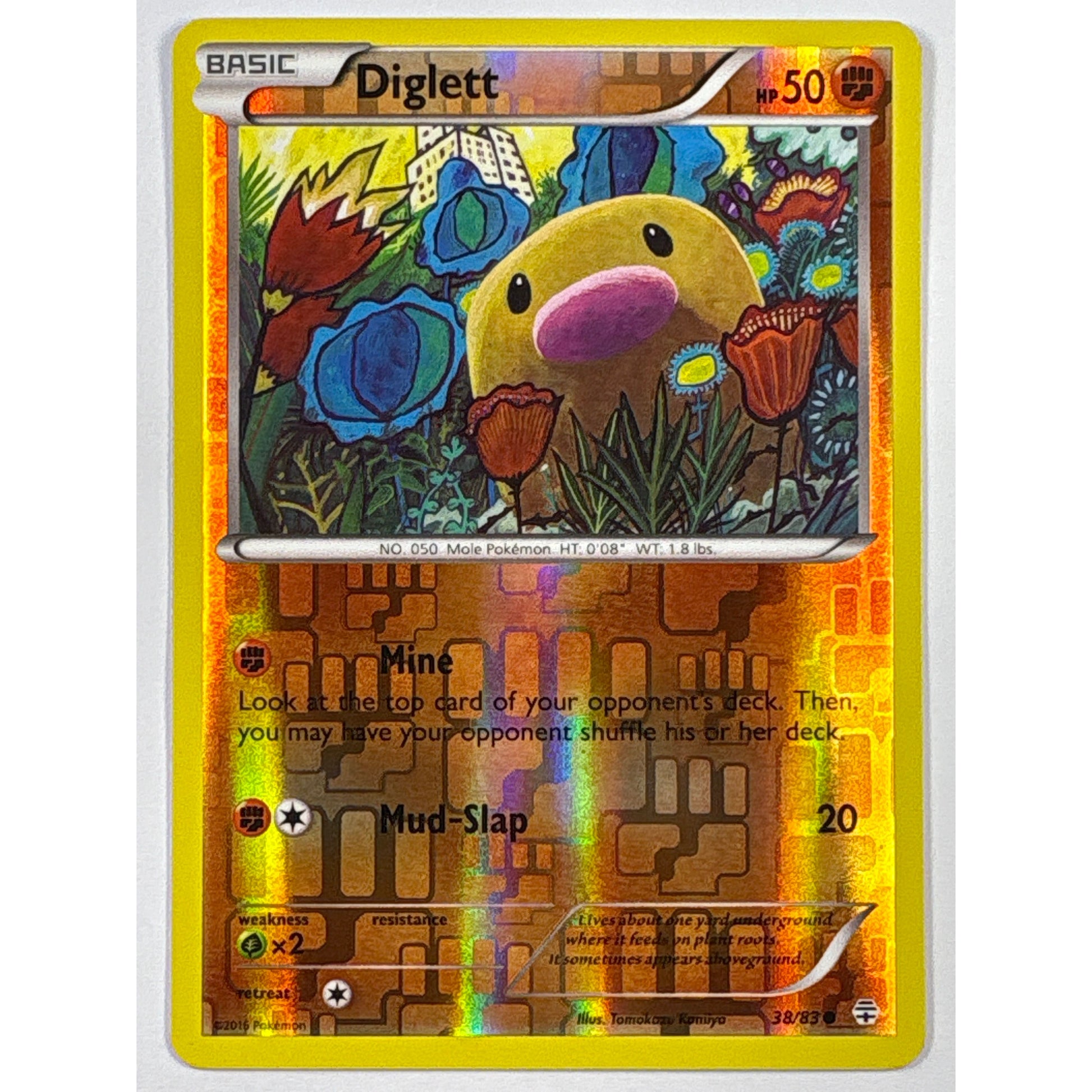 Diglett Reverse Holo Common 38/83 | Local Legends Cards & Collectibles