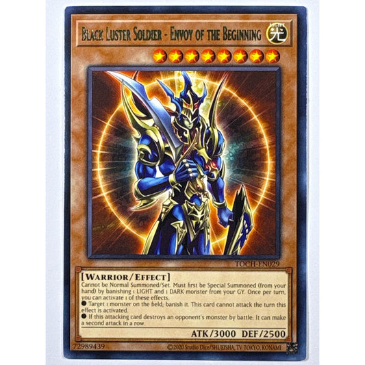 Black Lustre Soldier -Envoy Of The Beginning Collectors Rare TOCH-EN029 | Local Legends Cards & Collectibles