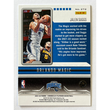2021-22 Chronicles Playbook Jalen Suggs Blue Cracked Ice RC 75th Anniversary Edition | Local Legends Cards & Collectibles