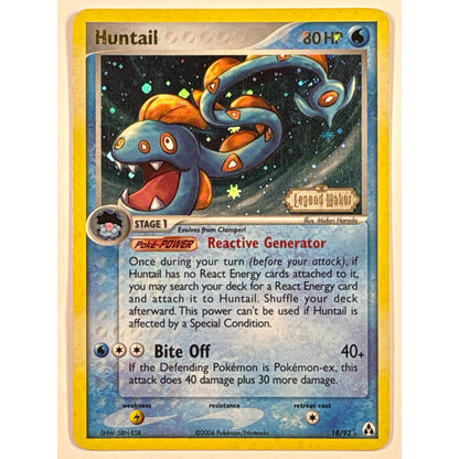 *Stamped Huntail Reverse Holo Rare 18/92 | Local Legends Cards & Collectibles