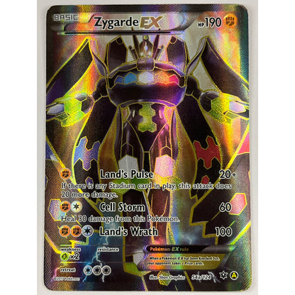 Zygarde EX Holo Ultra Rare Promo 54a/124