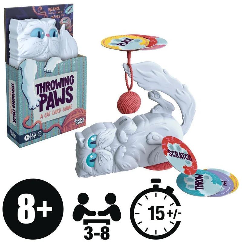 Hasbro Throwing Paws Skill Board Game