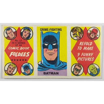 1966 Topps Comic Book Foldees Batman RC | Local Legends Cards & Collectibles