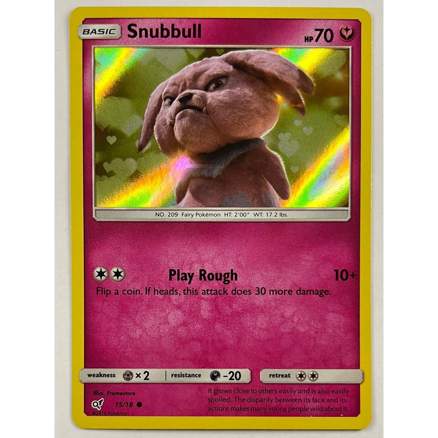 Snubbull Holo Common 15/18