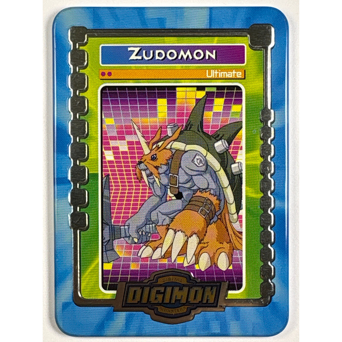 2000 Taco Bell Digimon Zudomon Metal Promo