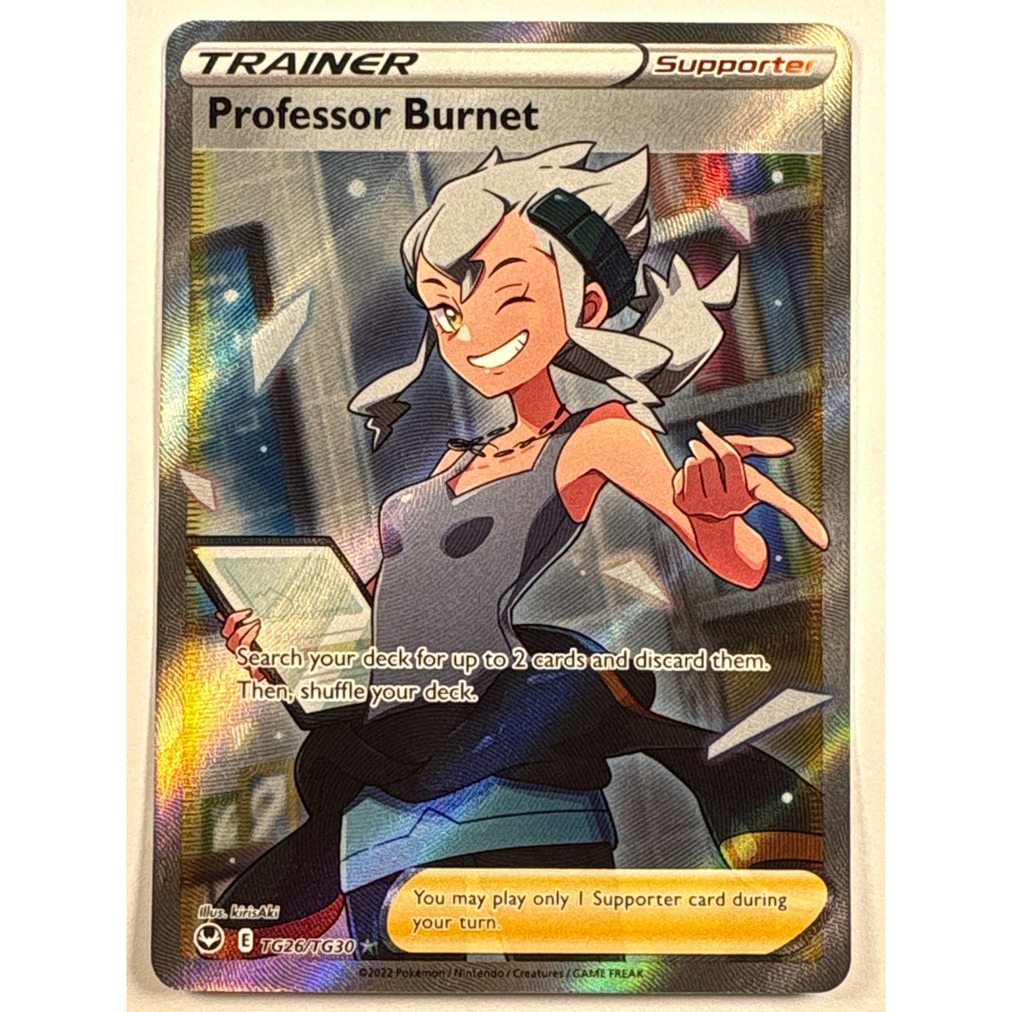 Professor Burnet Holo Ultra Rare TG26/TG30 | Local Legends Cards & Collectibles