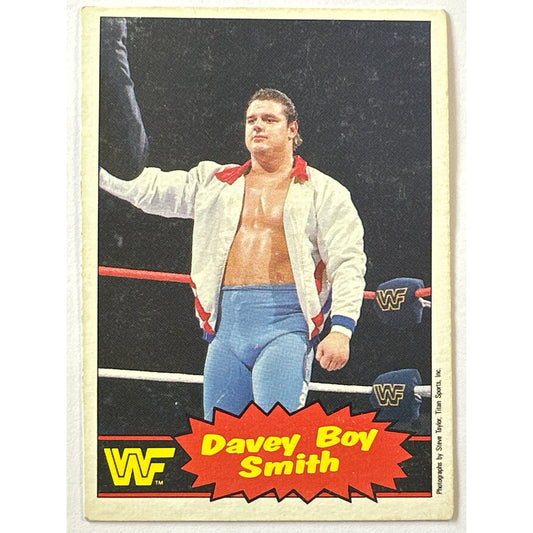 1985 Titan Sports “The British Bulldog” Davey Boy Smith RC | Local Legends Cards & Collectibles