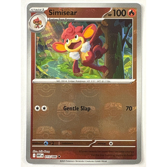 Simisear Masterball Holo Uncommon 015/086 | Local Legends Cards & Collectibles