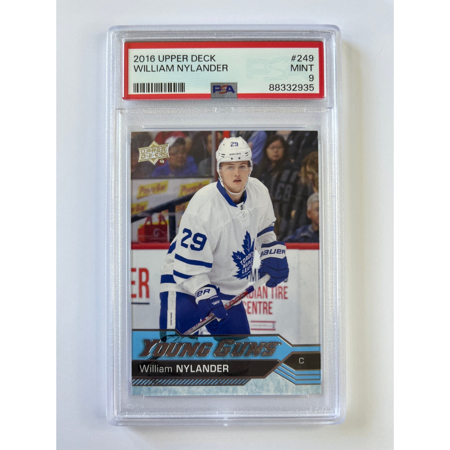 2016-17 Series 1 William Nylander Young Guns PSA 9 MINT