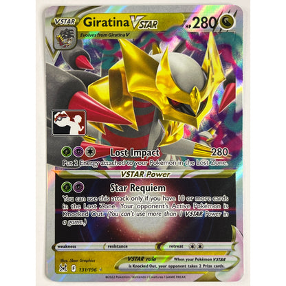 *STAMPED Giratina VSTAR Holo Ultra Rare 131/196