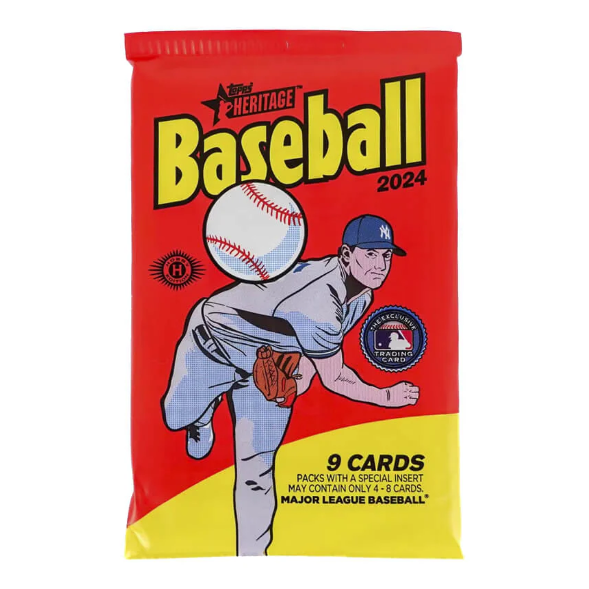 2024 Topps Heritage MLB Baseball Hobby Pack