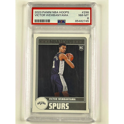 2023 Hoops Victor Wembanyama RC PSA 8 NM-MT