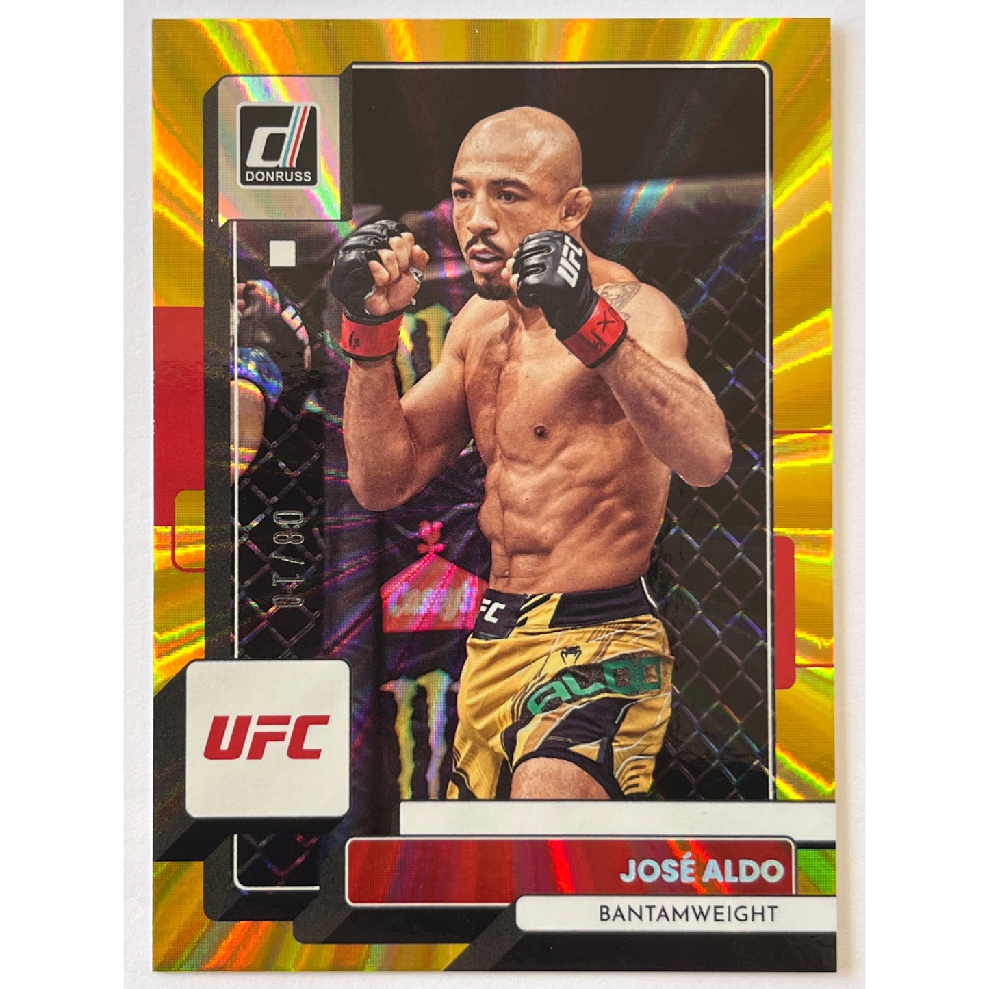 2023 Donruss Jose Aldo Gold Holo /10